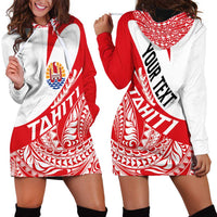 Personalised Tahiti Va'a Race Hoodie Dress Polynesian Tattoos Sporty Style LT03 - Polynesian Pride