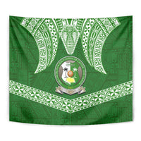 Tonga Liahona High School Tapestry Traditional Ngatu and Polynesian Pattern LT03 - Polynesian Pride