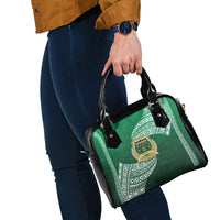 Tonga Saineha High School Shoulder Handbag Traditional Ngatu and Polynesian Pattern LT03 - Polynesian Pride