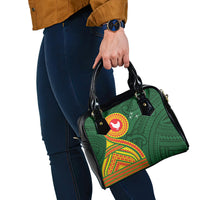 Manu'a Cession Day Shoulder Handbag Polynesian Pattern