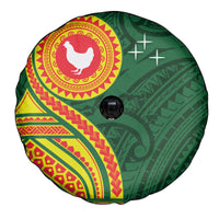Manu'a Cession Day Spare Tire Cover Polynesian Pattern