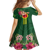 Manu'a Cession Day 120th Anniversary Family Matching Long Sleeve Bodycon Dress and Hawaiian Shirt Polynesian Pattern and Hibiscus Flower LT03 - Polynesian Pride