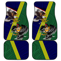 Manu'a Island and American Samoa Car Mats Rooster and Eagle Mascot
