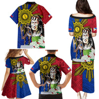 Philippines Lapu-Lapu Family Matching Puletasi and Hawaiian Shirt Filipino Sun Tattoo With Yakan Pattern LT03 - Polynesian Pride
