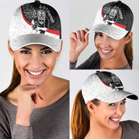 Aotearoa Lawn Bowls Classic Cap Maori Warrior and Silver Fern Sporty Style LT03 - Polynesian Pride