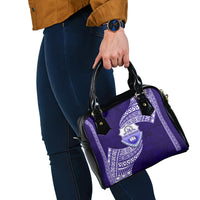 Tonga Tupou High School Shoulder Handbag Traditional Ngatu and Polynesian Pattern LT03 - Polynesian Pride