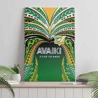Cook Islands Rugby League Canvas Wall Art Avaiki Tatau Tribal Motifs Black Color LT03 - Polynesian Pride