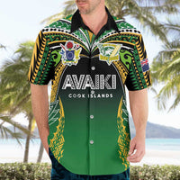 Custom Cook Islands Rugby League Hawaiian Shirt Avaiki Tatau Tribal Motifs Black Color LT03 - Polynesian Pride