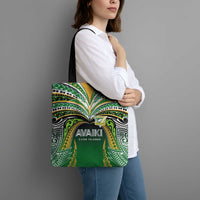 Cook Islands Rugby League Tote Bag Avaiki Tatau Tribal Motifs Black Color LT03 - Polynesian Pride