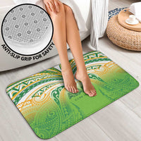 Cook Islands Rugby League Bathroom Set Avaiki Tatau Tribal Motifs White Color LT03 - Polynesian Pride