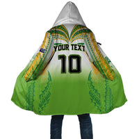 Custom Cook Islands Rugby League Cloak Avaiki Tatau Tribal Motifs White Color LT03 Unisex White - Polynesian Pride
