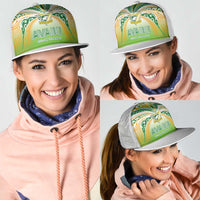 Cook Islands Rugby League Mesh Trucker Cap Avaiki Tatau Tribal Motifs White Color LT03 - Polynesian Pride