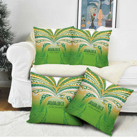 Cook Islands Rugby League Pillow Cover Avaiki Tatau Tribal Motifs White Color LT03 - Polynesian Pride