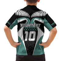 Custom New Zealand Bicycle 2025 Family Matching Puletasi and Hawaiian Shirt LT03 - Polynesian Pride