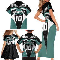 Custom New Zealand Bicycle 2025 Family Matching Short Sleeve Bodycon Dress and Hawaiian Shirt LT03 - Polynesian Pride