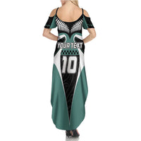 Custom New Zealand Bicycle 2025 Family Matching Summer Maxi Dress and Hawaiian Shirt LT03 - Polynesian Pride