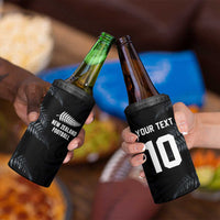 Custom New Zealand Football-Towards World Cup 2026 4 in 1 Can Cooler Tumbler LT03 - Polynesian Pride