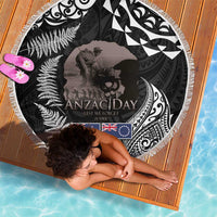 New Zealand and Cook Islands ANZAC Day Beach Blanket Gallipoli Lest We Forget Tatau Art Tribal and Maori Tattoo with Fern LT03 - Polynesian Pride