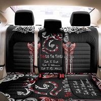 Aotearoa Toitu Te Tiriti-Maori Taniwha Back Car Seat Cover Toitu Te Whenua Toitu Te Reo Maori LT03 - Polynesian Pride