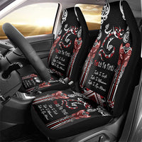 Aotearoa Toitu Te Tiriti-Maori Taniwha Car Seat Cover Toitu Te Whenua Toitu Te Reo Maori LT03 - Polynesian Pride