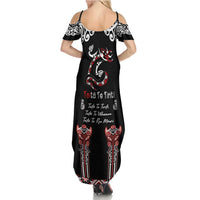 Aotearoa Toitu Te Tiriti-Maori Taniwha Family Matching Summer Maxi Dress and Hawaiian Shirt Toitu Te Whenua Toitu Te Reo Maori LT03 - Polynesian Pride