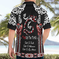 Aotearoa Toitu Te Tiriti-Maori Taniwha Hawaiian Shirt Toitu Te Whenua Toitu Te Reo Maori LT03 - Polynesian Pride