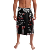 Aotearoa Toitu Te Tiriti-Maori Taniwha Lavalava Toitu Te Whenua Toitu Te Reo Maori LT03 Black - Polynesian Pride