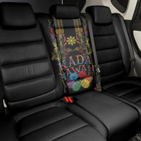 Philippines Kadayawan Festival Back Car Seat Cover Polynesian Tribal Art Barong Style LT03 - Polynesian Pride