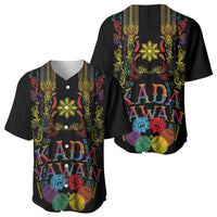 Philippines Kadayawan Festival Baseball Jersey Polynesian Tribal Art Barong Style LT03 - Polynesian Pride