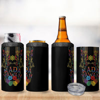 Philippines Kadayawan Festival 4 in 1 Can Cooler Tumbler Polynesian Tribal Art Barong Style LT03 - Polynesian Pride