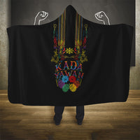 Philippines Kadayawan Festival Hooded Blanket Polynesian Tribal Art Barong Style