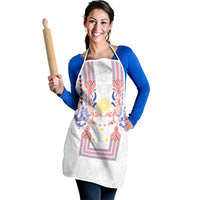 Philippines Barong Style Apron Polynesian Kakau Art Tattoos with Tribal Filipino Sun