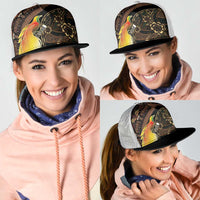 Papua New Guinea and Indonesia Batik Mesh Trucker Cap Bird of Paradise with Tribal Batik Patterns LT03 - Polynesian Pride