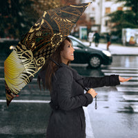 Papua New Guinea and Indonesia Batik Umbrella Bird of Paradise with Tribal Batik Patterns
