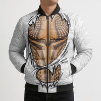 Hawaiian Kakau Bomber Puffer Jacket Aquaman Tattoo Reveal Effect LT03 - Polynesian Pride
