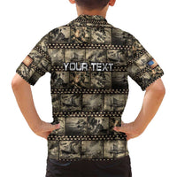 Pearl Harbor Remembrance Day Personalized Family Matching Puletasi and Hawaiian Shirt Memories of December 7 with Red Poppy Lei LT03 - Polynesian Pride