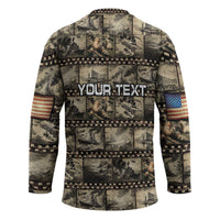 Pearl Harbor Remembrance Day Personalized Hockey Jersey Memories of December 7 with Red Poppy Lei LT03 - Polynesian Pride
