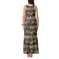 Pearl Harbor Remembrance Day Personalized Tank Maxi Dress Memories of December 7 with Red Poppy Lei LT03 - Polynesian Pride