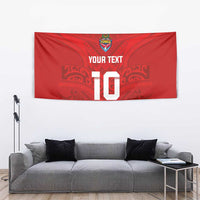 Custom Mate Ma'a Tonga Rugby Tapestry Ngatu Tribal Motifs Sporty Style - Polynesian Pride