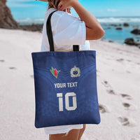 Custom Samoa Rugby Tote Bag Tatau Tribal Motifs Sporty Style - Polynesian Pride