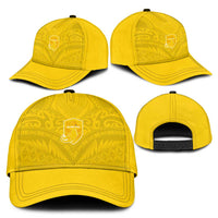 Niue Rugby Classic Cap Hiapo Tribal Motifs Sporty Style - Polynesian Pride