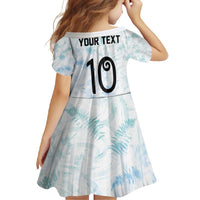 Custom New Zealand Football Family Matching Summer Maxi Dress and Hawaiian Shirt The Whites-Aotearoa Inspired - Polynesian Pride