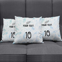 Custom New Zealand Football Pillow Cover The Whites-Aotearoa Inspired - Polynesian Pride