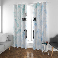 Custom New Zealand Football Window Curtain The Whites-Aotearoa Inspired - Polynesian Pride