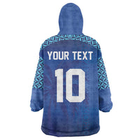 Custom Fiji Football-Towards World Cup 2026 Wearable Blanket Hoodie LT03 - Polynesian Pride