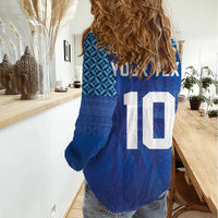 Custom Fiji Football-Towards World Cup 2026 Women Casual Shirt LT03 - Polynesian Pride