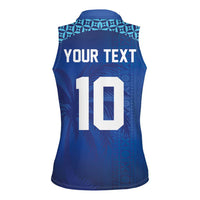 Custom Fiji Football-Towards World Cup 2026 Women Sleeveless Polo Shirt LT03 - Polynesian Pride