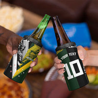 Aotearoa Australia Rugby Custom 4 in 1 Can Cooler Tumbler Maori and Aboriginal Art Sporty Style LT03 - Polynesian Pride