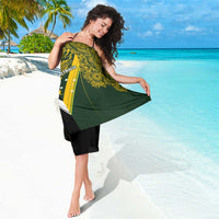 Aotearoa Australia Rugby Sarong Maori and Aboriginal Art Sporty Style - Polynesian Pride