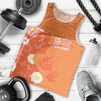International Day for the Elimination of Violence Against Women Men Tank Top Polynesian Pattern